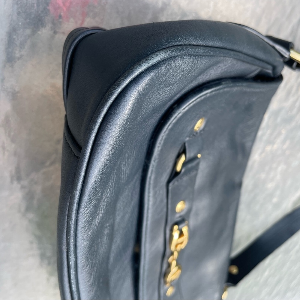 VINTAGE BLUE HANDBAG - Picture 7 of 16